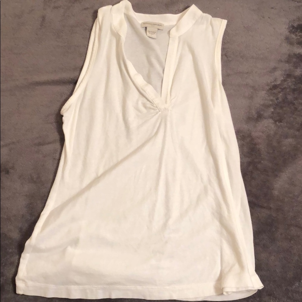 Sleeveless cotton tank from Banana Repulic